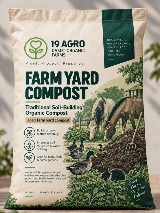 Current 19AGRO Farm Yard Compost retail presentation