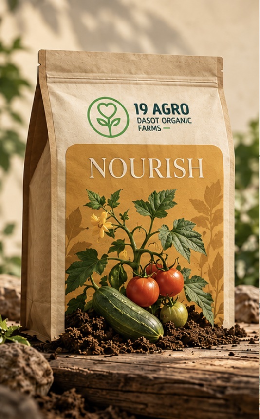 19AGRO Nourish retail compost package for fruiting plants and vegetables